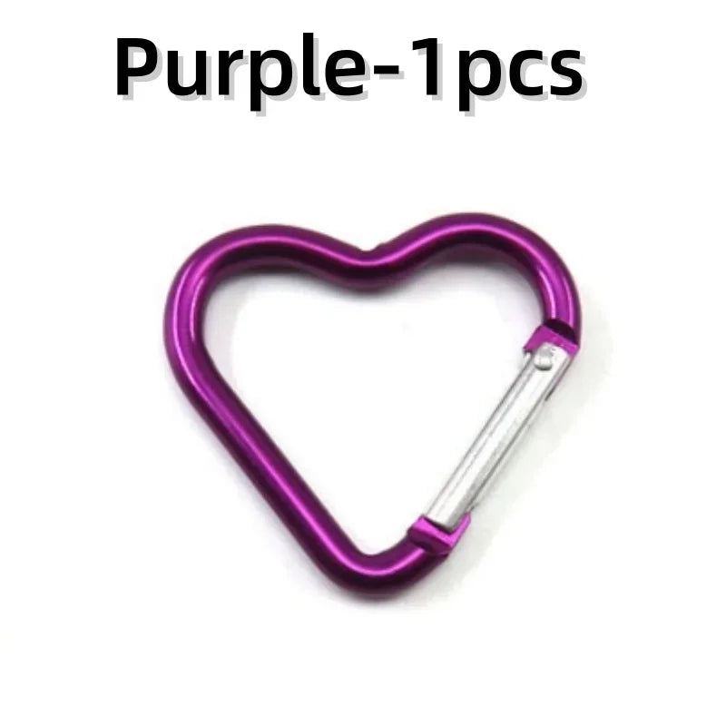 Heart Shape Keychain Clip