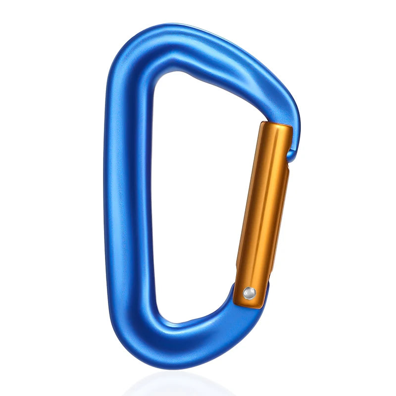 D Shape Safety Carabiner Aluminum Key Hooks