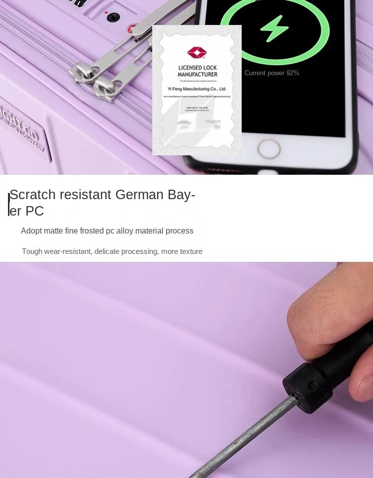 Front opening Rolling Luggage