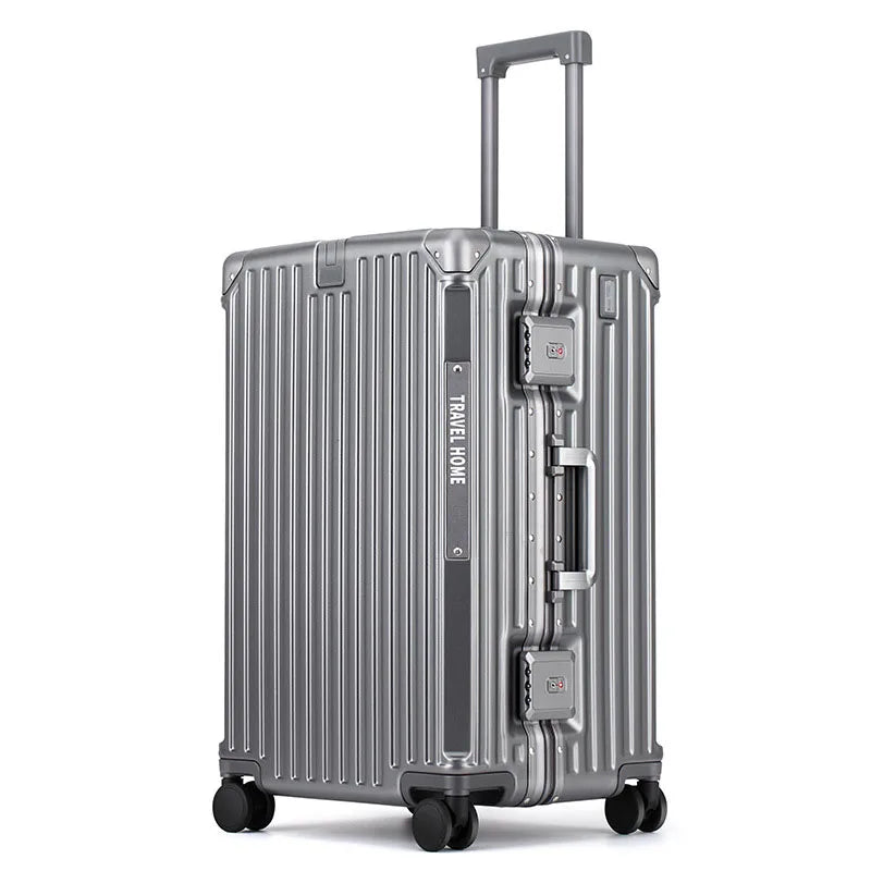 Large Capacity Aluminum Frame Trolley Luggage