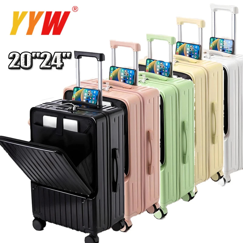 Large Capacity Trolley Travel Suitcase