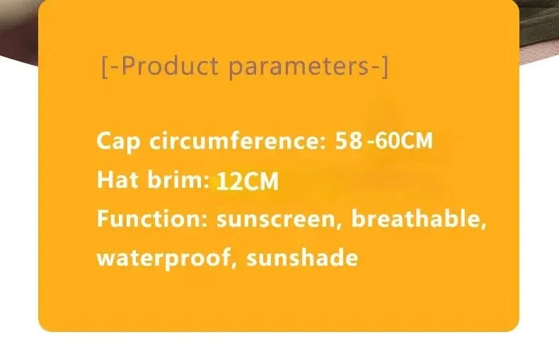Sun Protection Fishing Hat