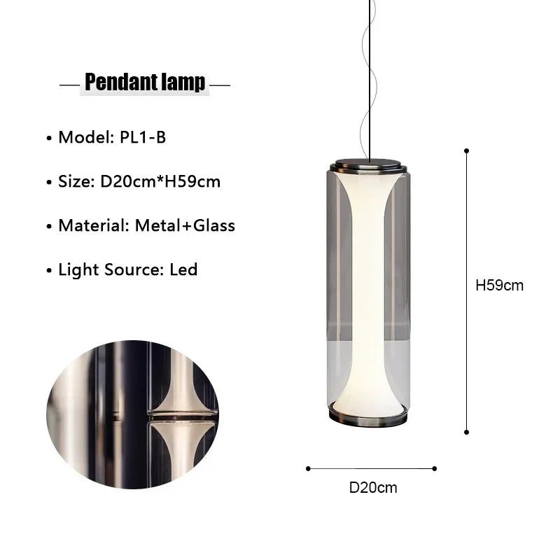 Glass Floor Lamp
