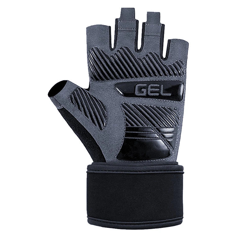 Half Finger Bodybuilding Gym Gloves