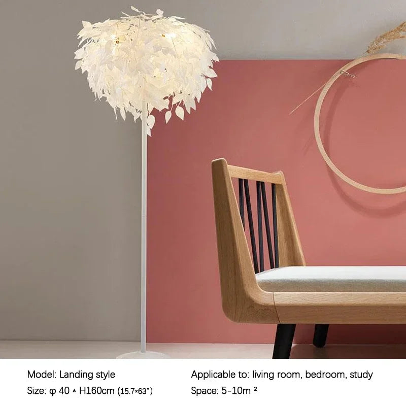 Nordic Leaf Floor Lamp