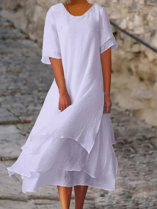 Women's Spring Long Irregular Dress