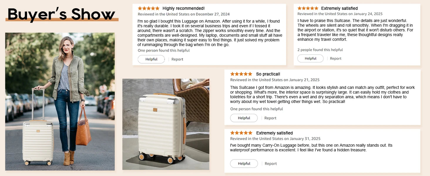 Hard Shell Suitcase Set