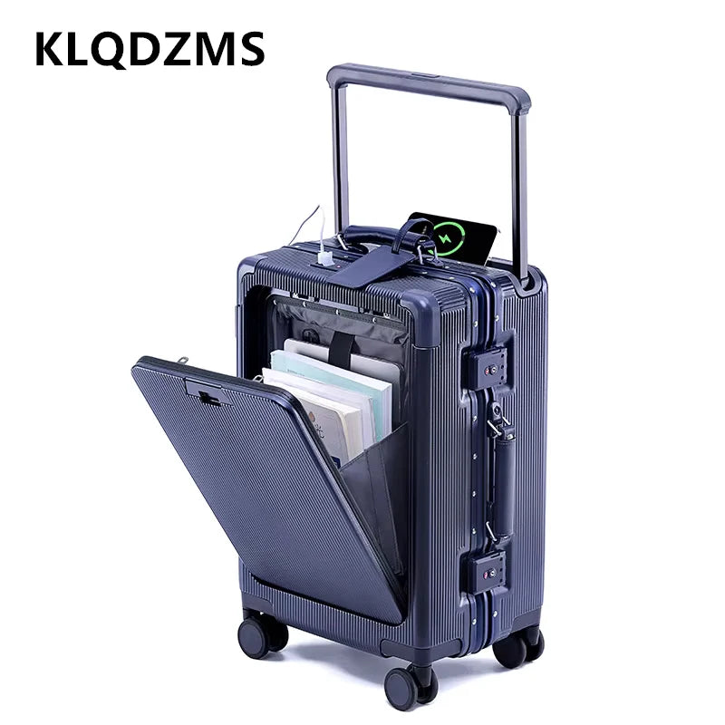 Front Opening Travel Suitcase
