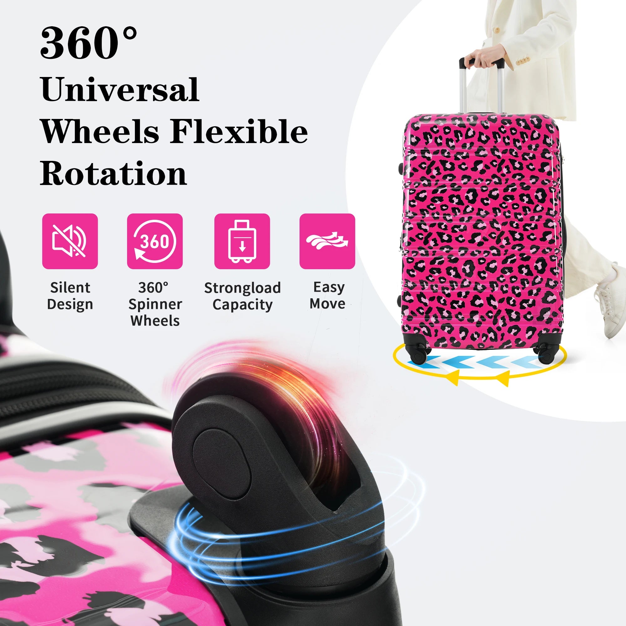 3 pcs Hardshell Luggage
