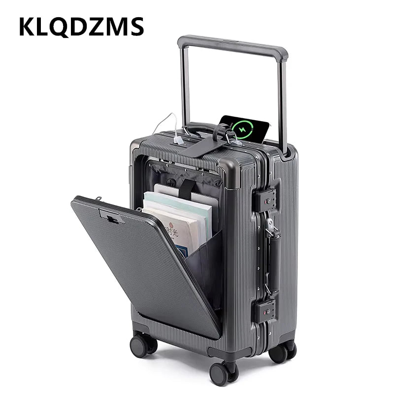 Front Opening Travel Suitcase