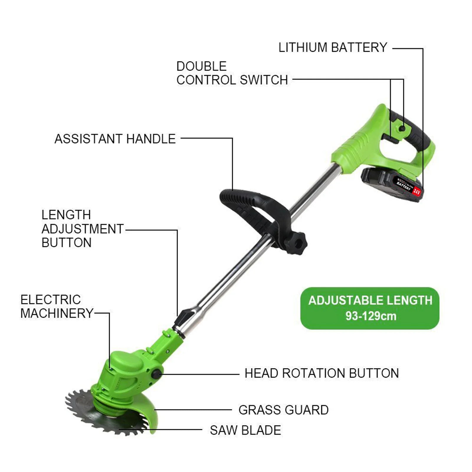Weed Trimmer Lawn Electric Brushles