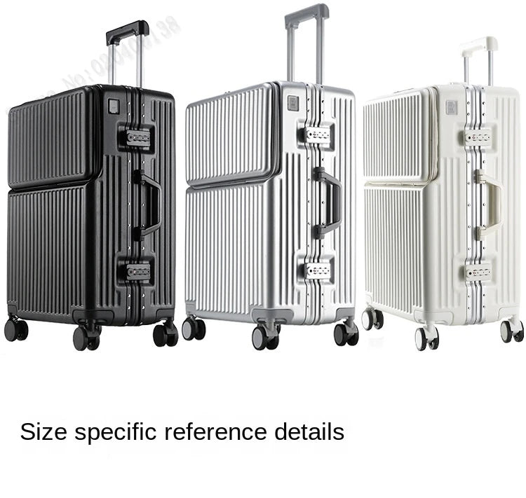20 inch Aluminum Boarding Box Front Opening Suitcase