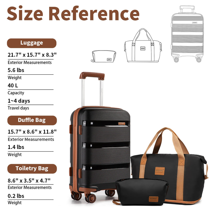 Carry-On Suitcase Set