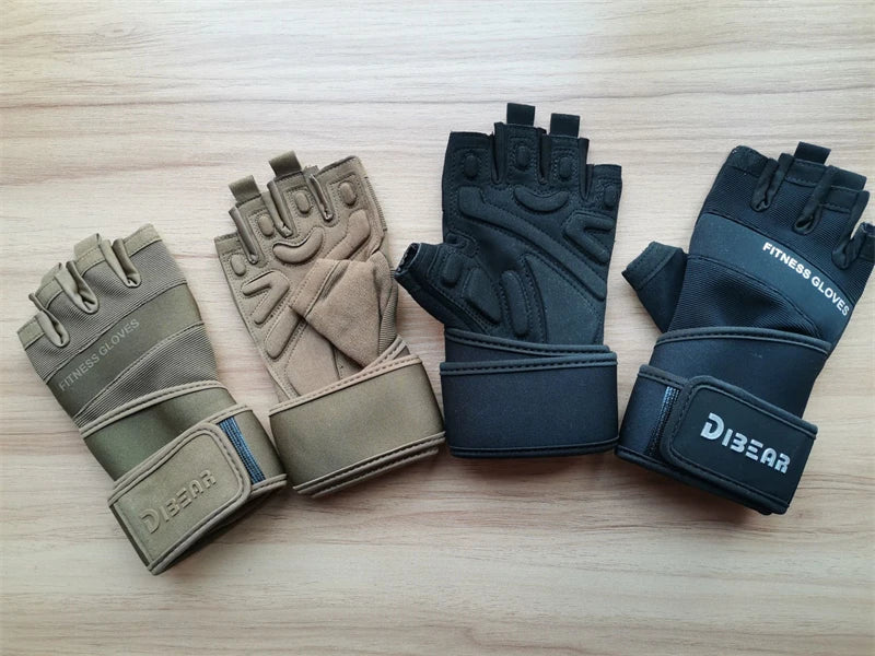 Half Finger Bodybuilding Gym Gloves