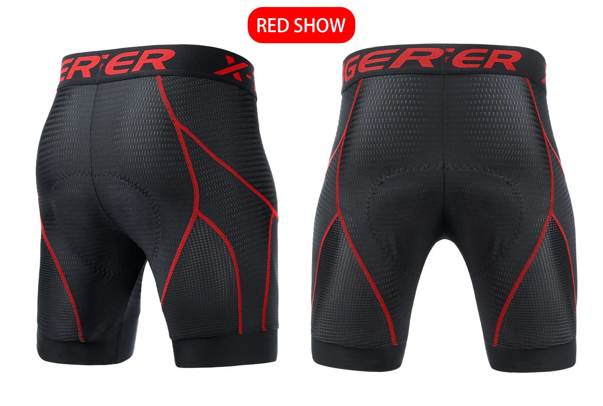 Mesh Cycling Underwear Gel Pad Shockproof MTB Bike Shorts