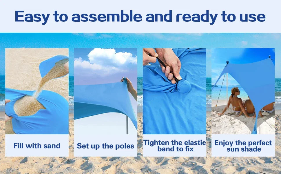 All-in-One Portable Beach Tent