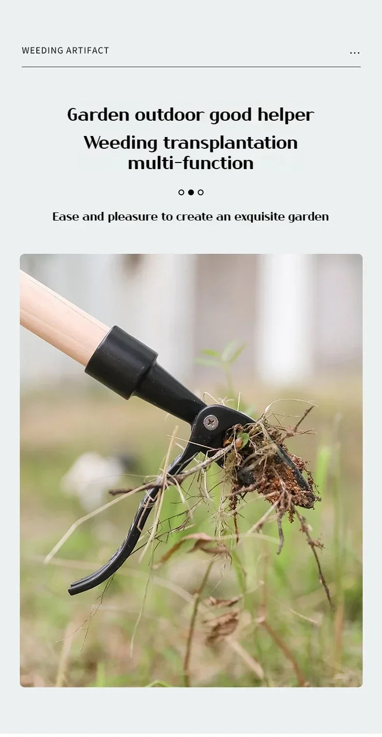 Stand Up Weed Puller Tool