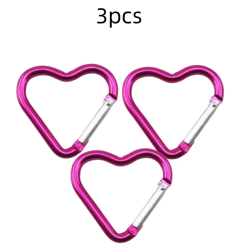 Heart Shape Keychain Clip