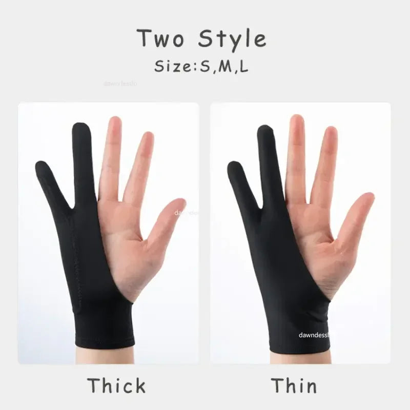 Anti-touch Two-Finger Hand Painting Gloves