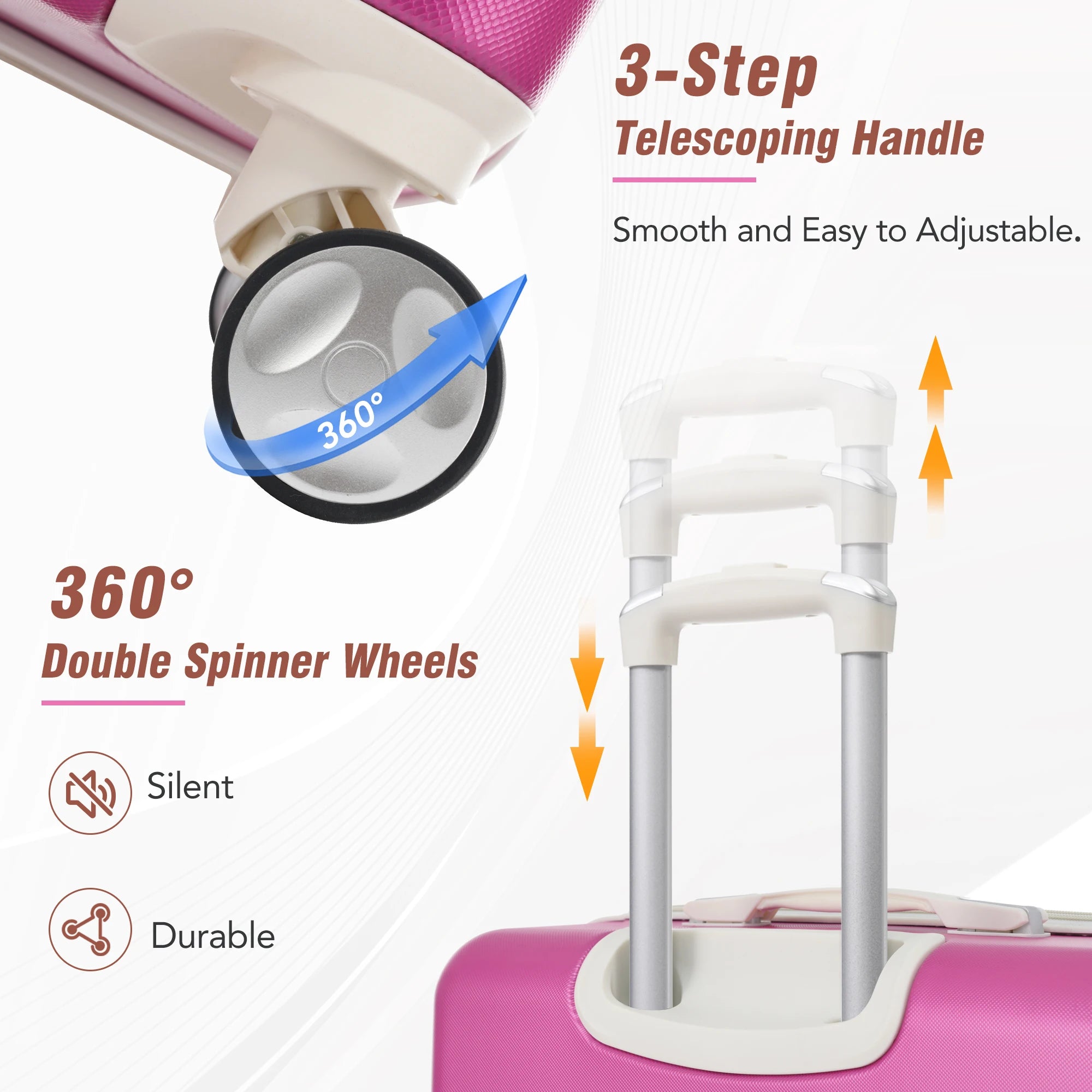 4 Set Hardshell Luggage