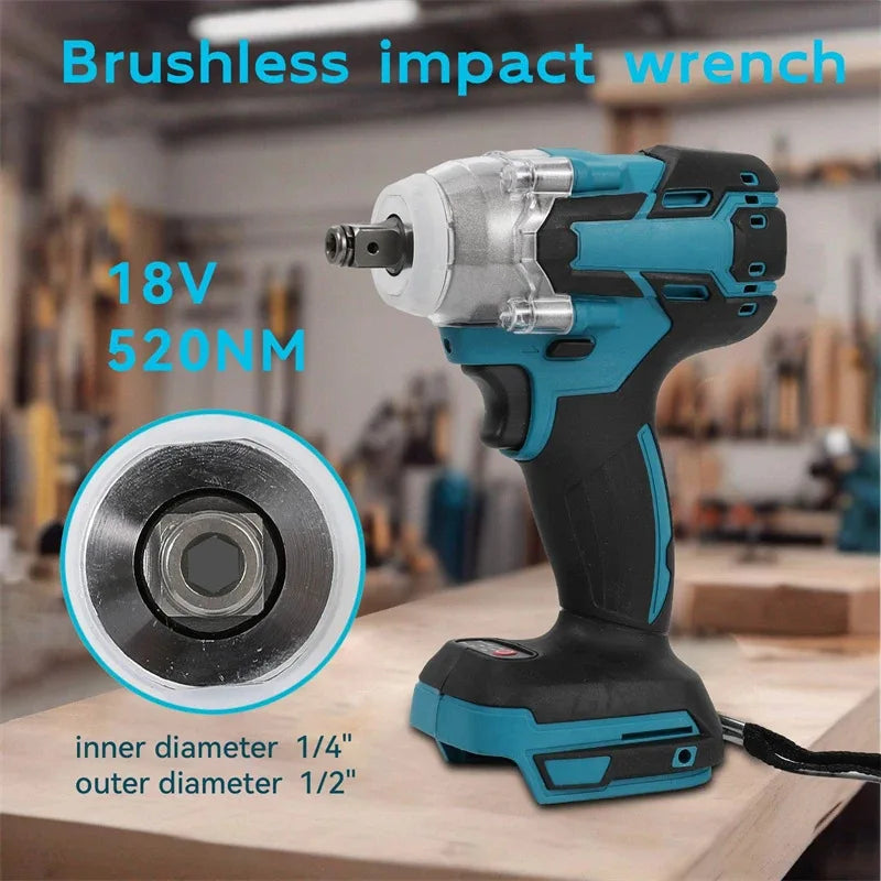 Brushless electric impact wrench