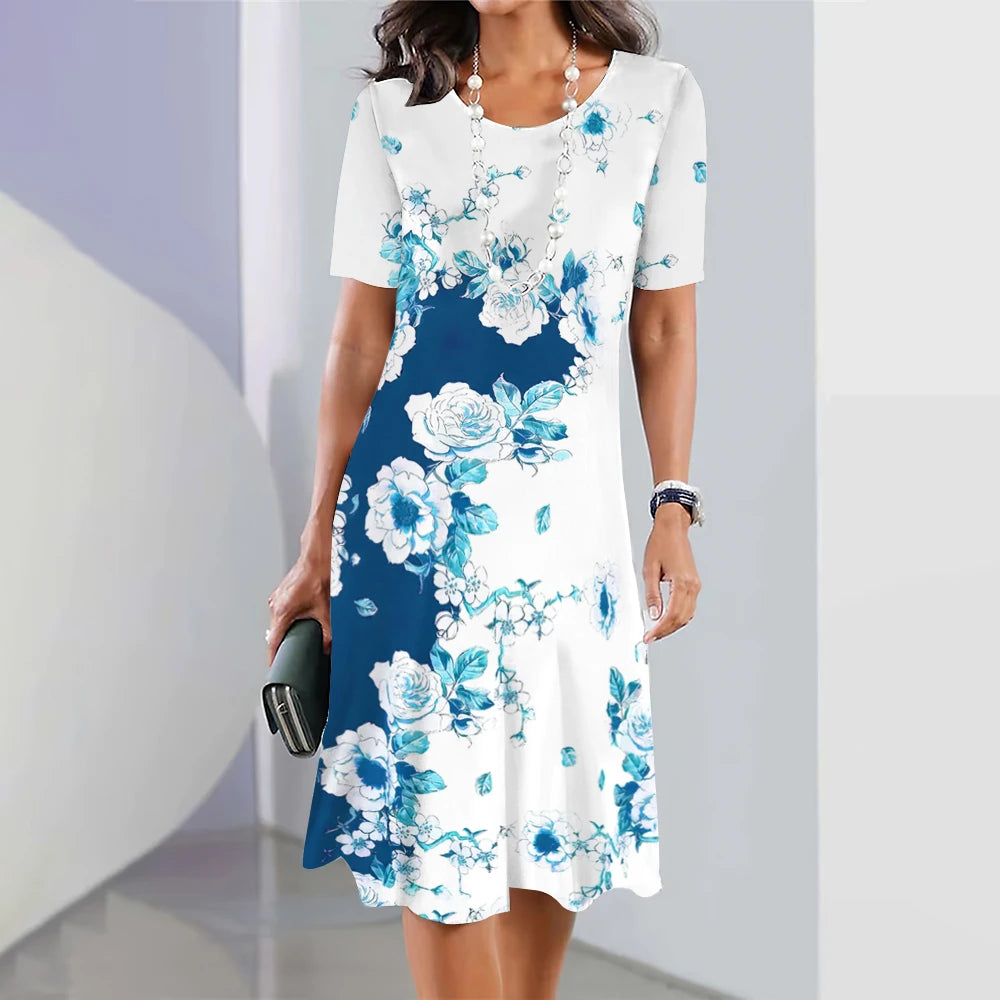 Women's Plus-Size Floral Dress