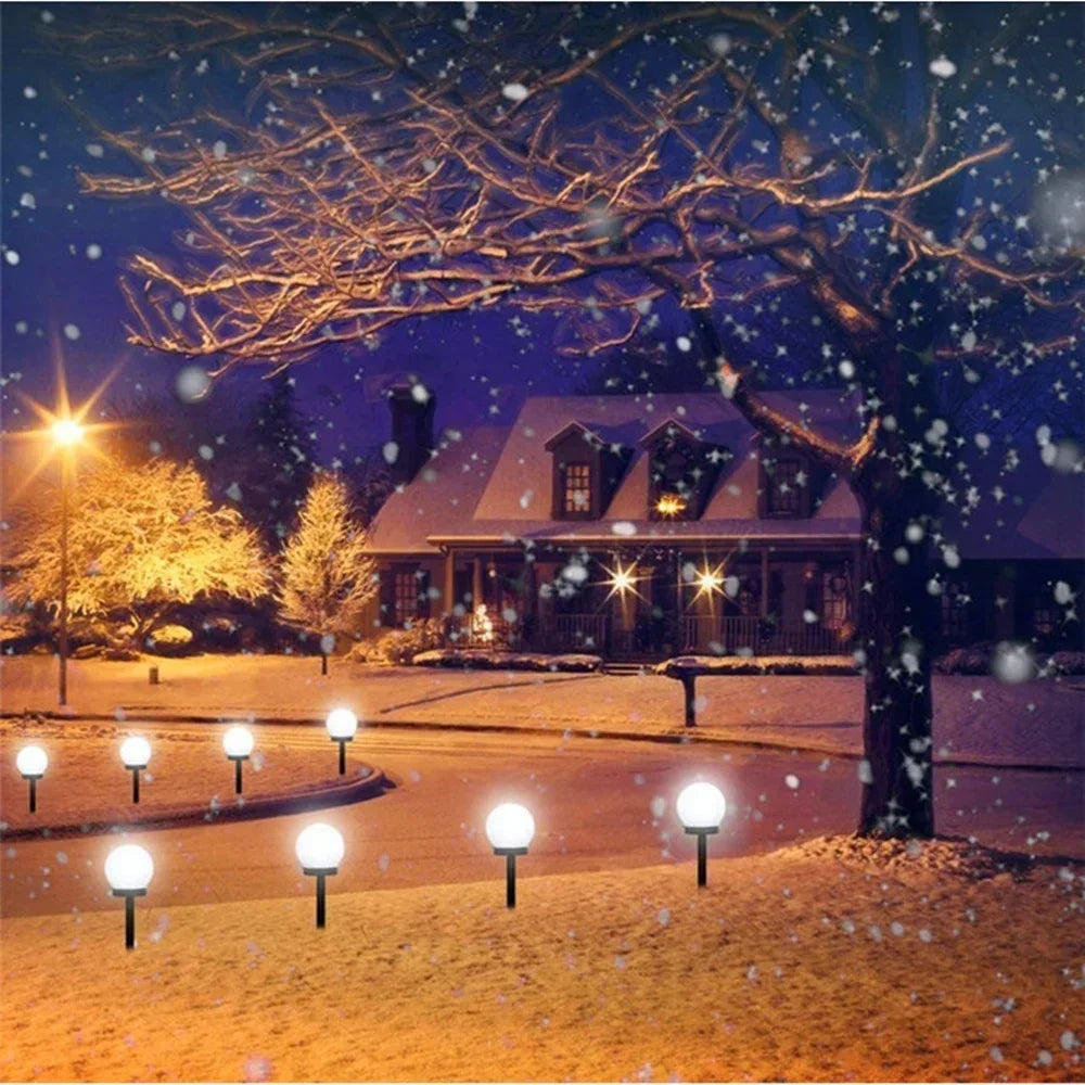 Outdoor Solar Powered LED Bulb Lamp