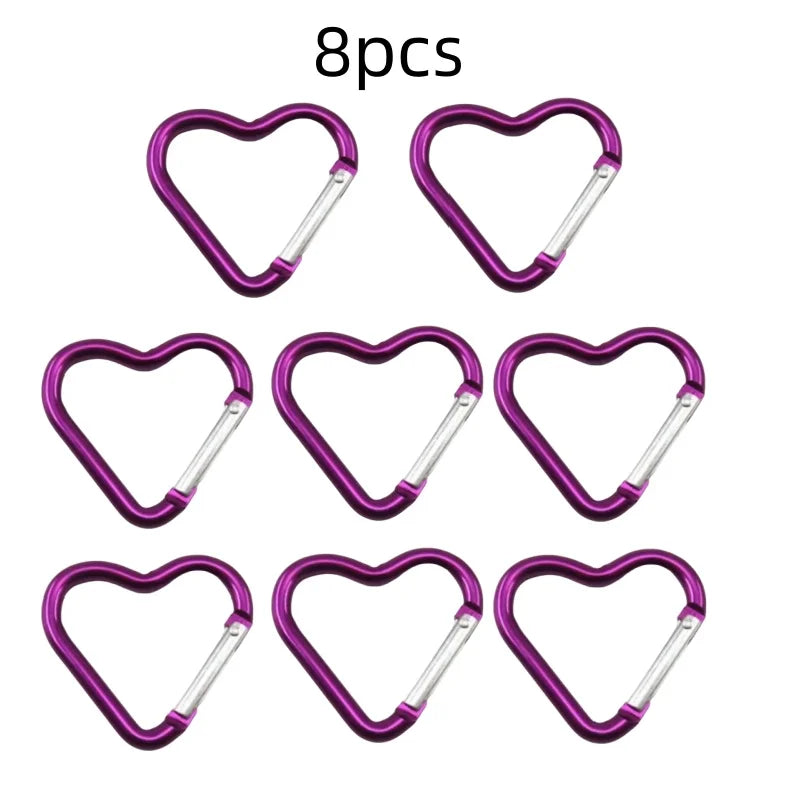 Heart Shape Keychain Clip