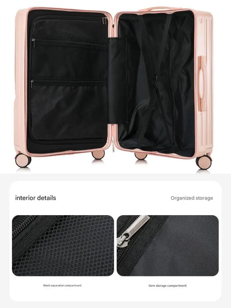Large Capacity Trolley Travel Suitcase