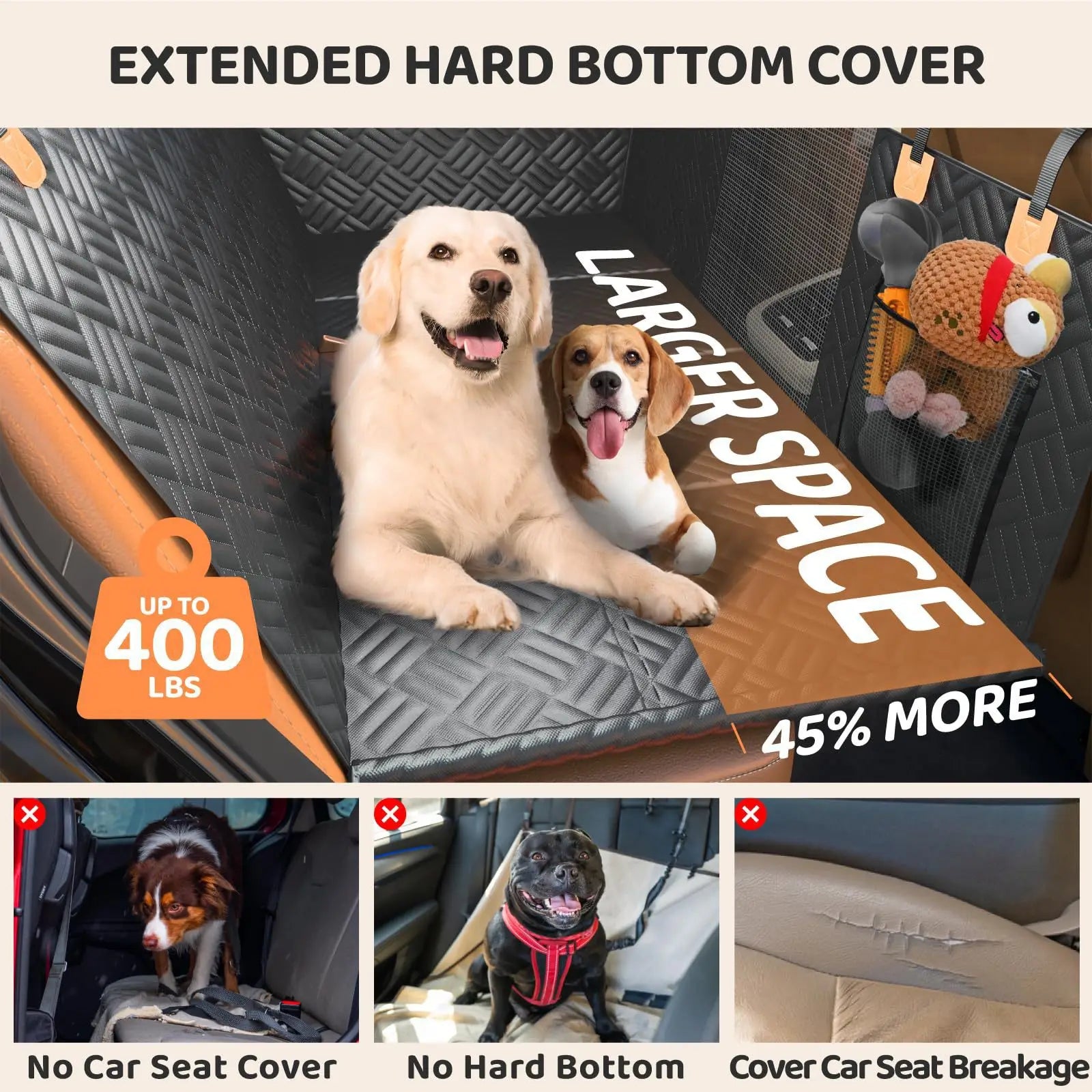 Pet car seat cushion