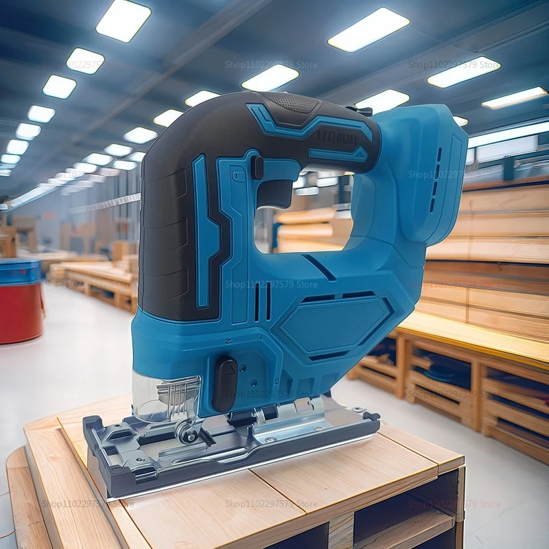 Electric arc-shaped brush saw