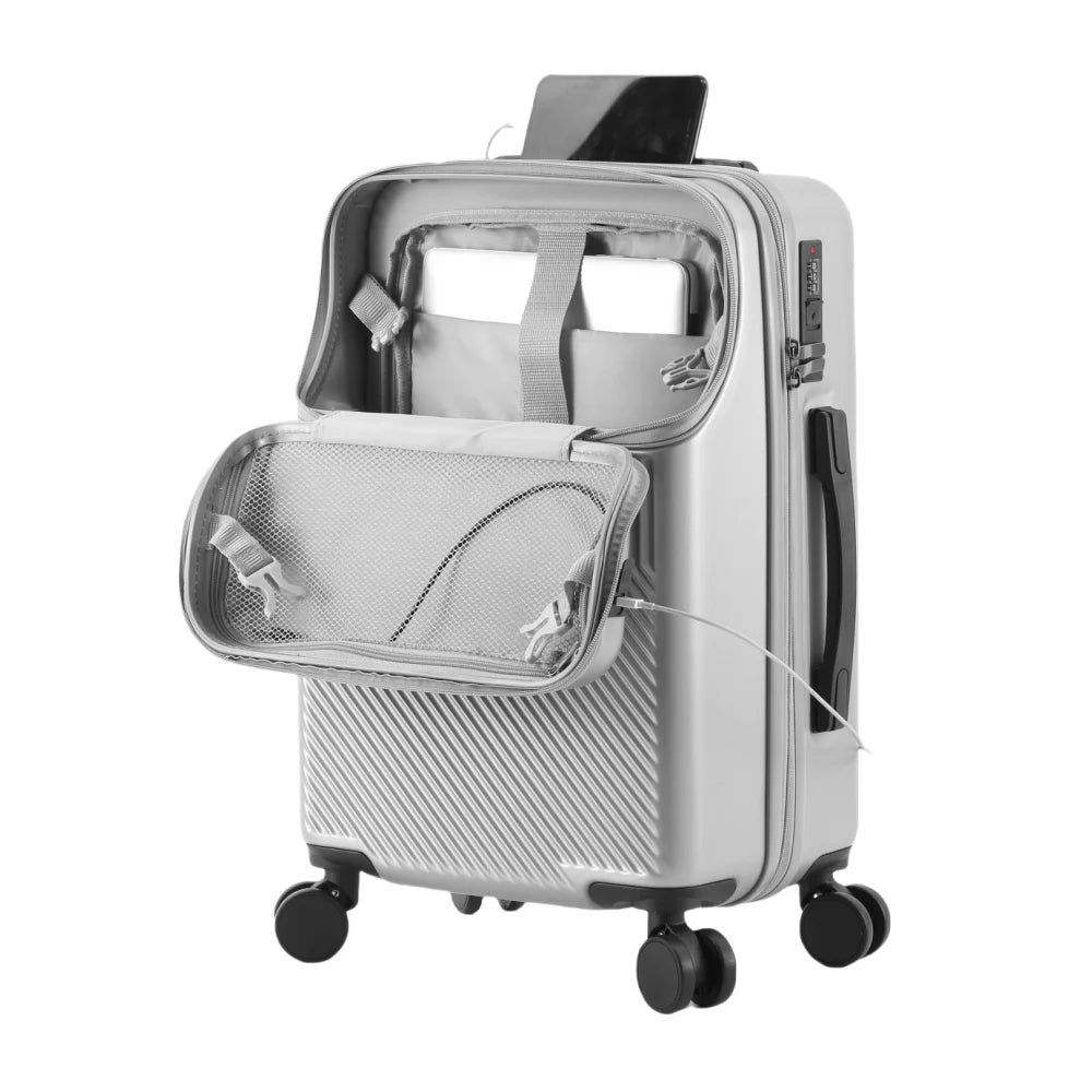 1 piece combination lock carry-on multi-purpose travel luggage