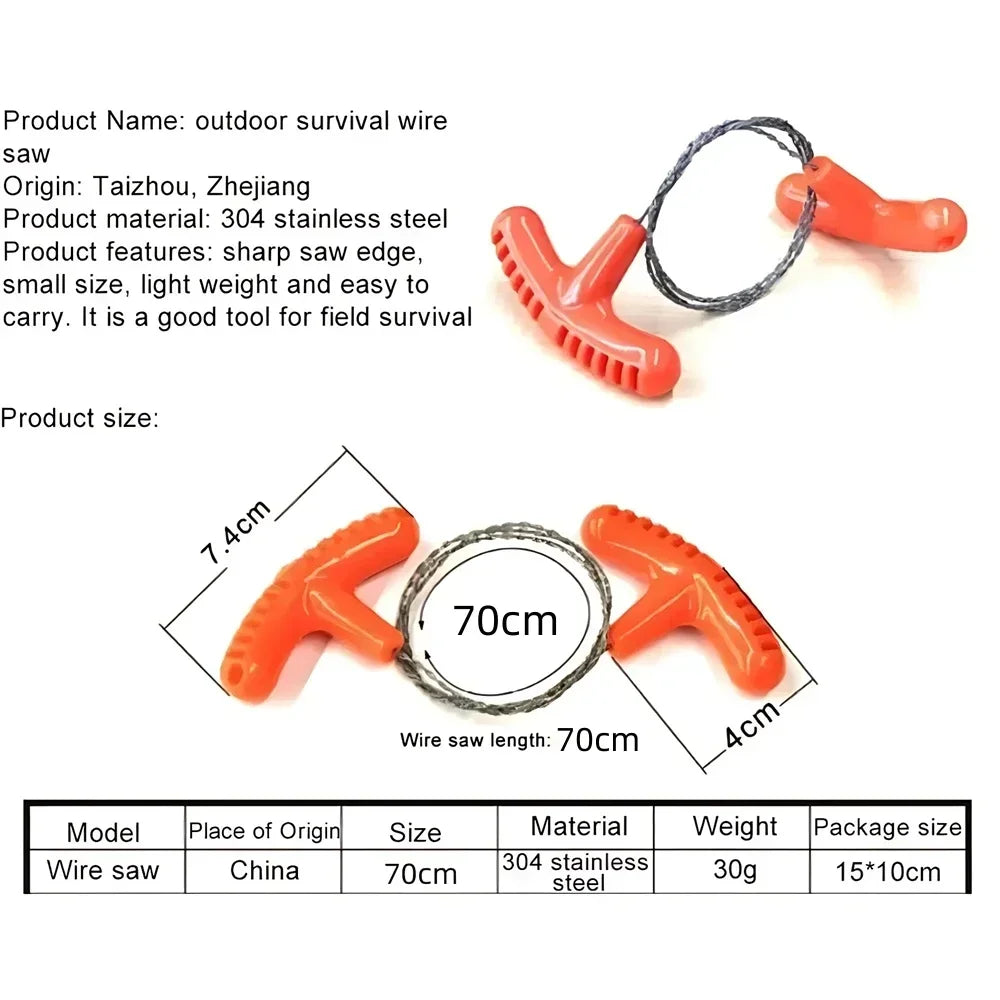 Manual Hand Steel Hiking Rope