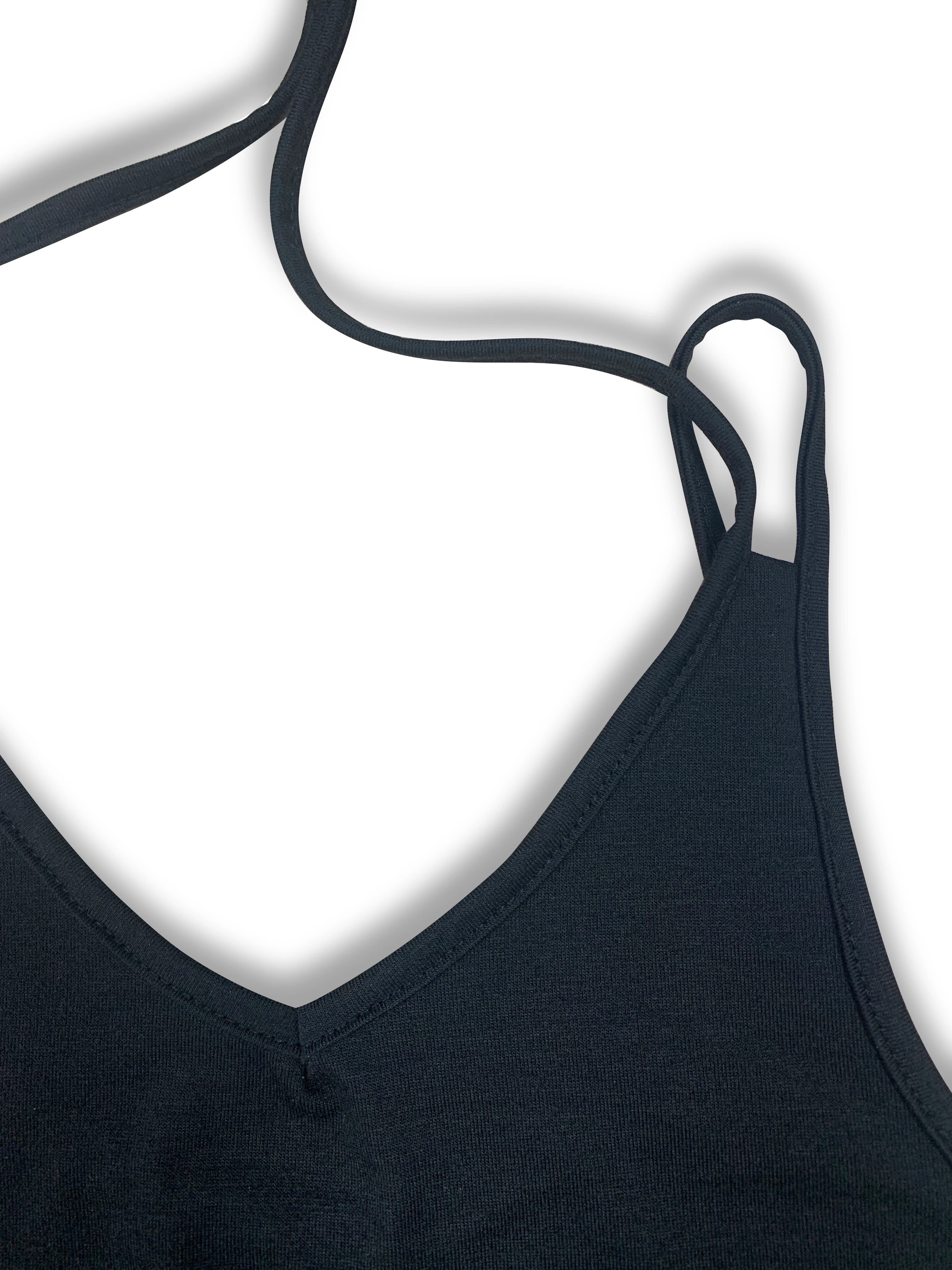 Geometry Curvy Hem Cami Dress, Sexy Sleeveless Spaghetti Strap Loose Maxi Dress, Women's Clothing