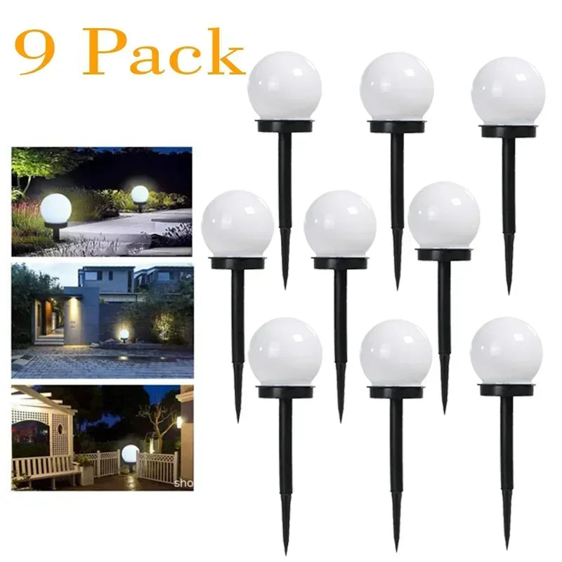 Outdoor Solar Powered LED Bulb Lamp