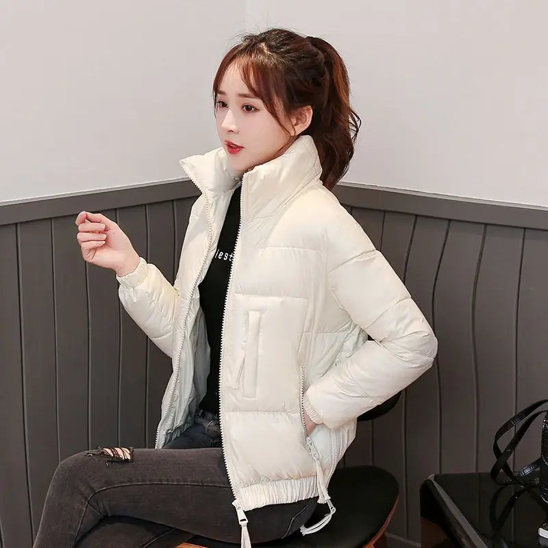 Korean Fashion Parkas Quilted Winter Puffer Coat 2024 Elegant Snow With High Quality Womens Down Jacket Coats Woman Cold Trend