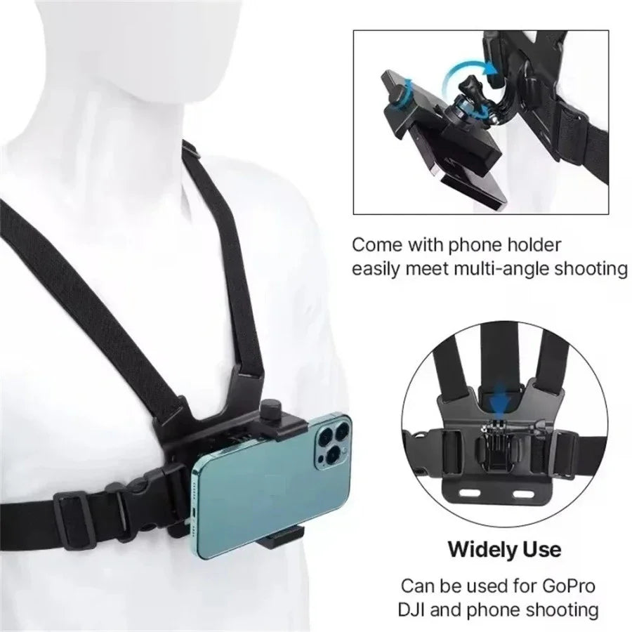 Action Camera Chest Harness