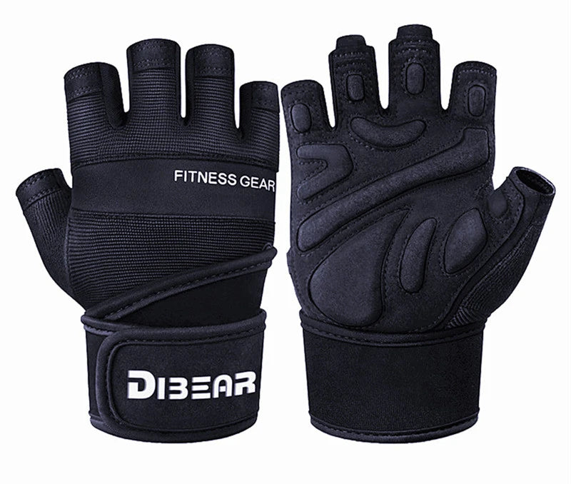 Half Finger Bodybuilding Gym Gloves
