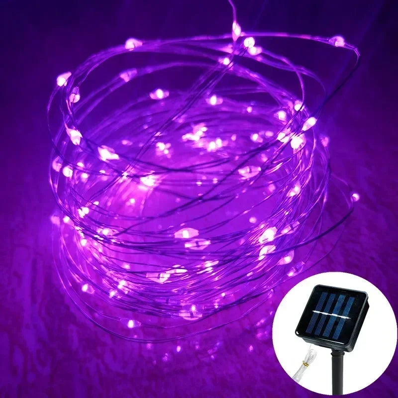 1 Set of Waterproof Outdoor Solar Light Strings