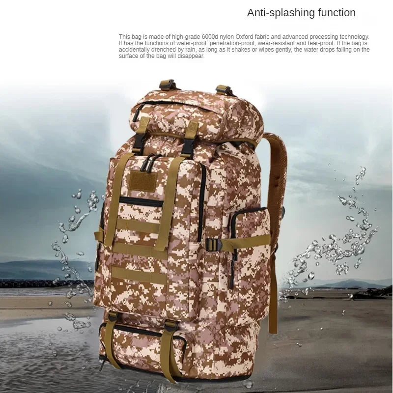 80L/100L Mountaineering Tactical Backpack