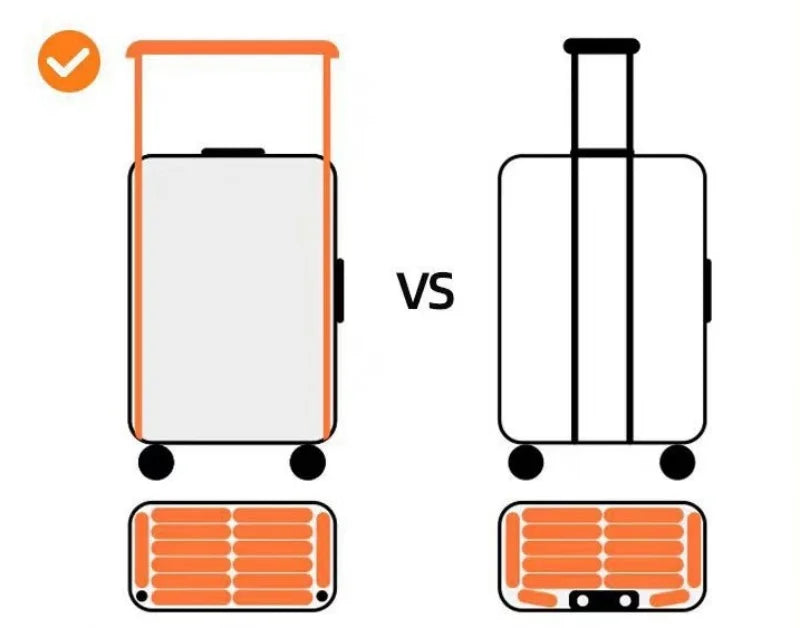 Front Opening Suitcase