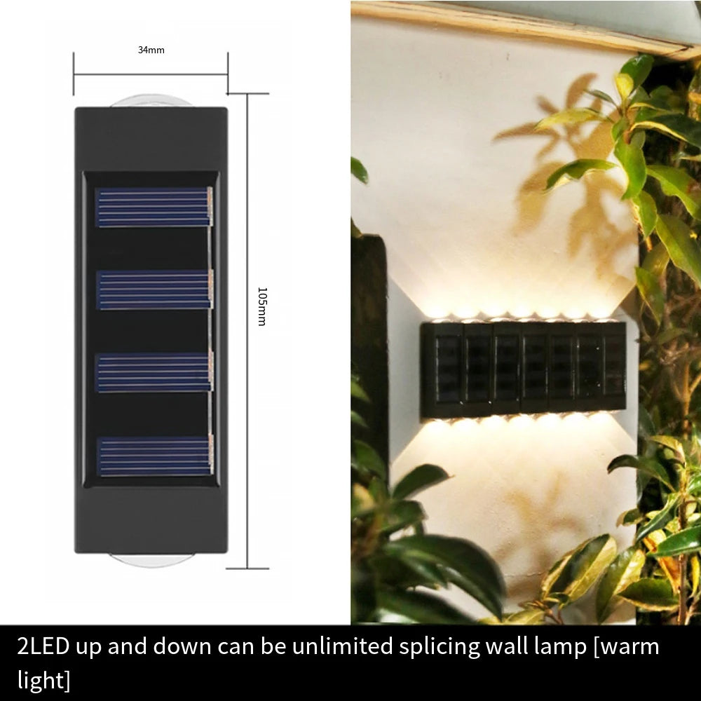 Outdoor Solar Wall Lamp