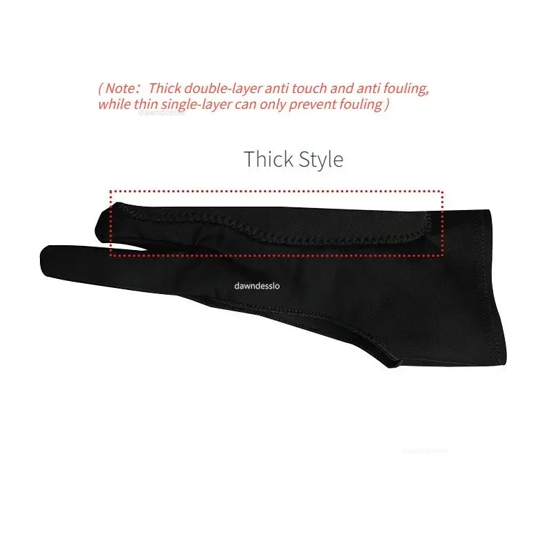 Anti-touch Two-Finger Hand Painting Gloves