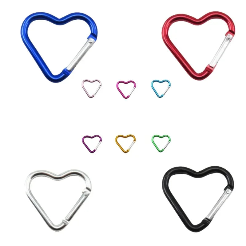 Heart Shape Keychain Clip