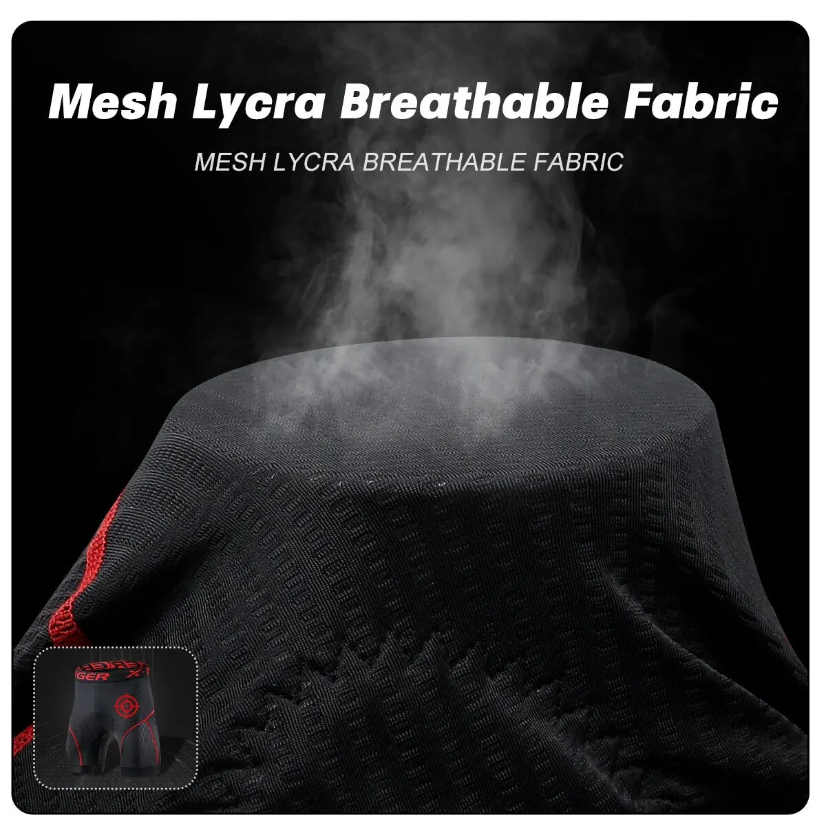 Mesh Cycling Underwear Gel Pad Shockproof MTB Bike Shorts