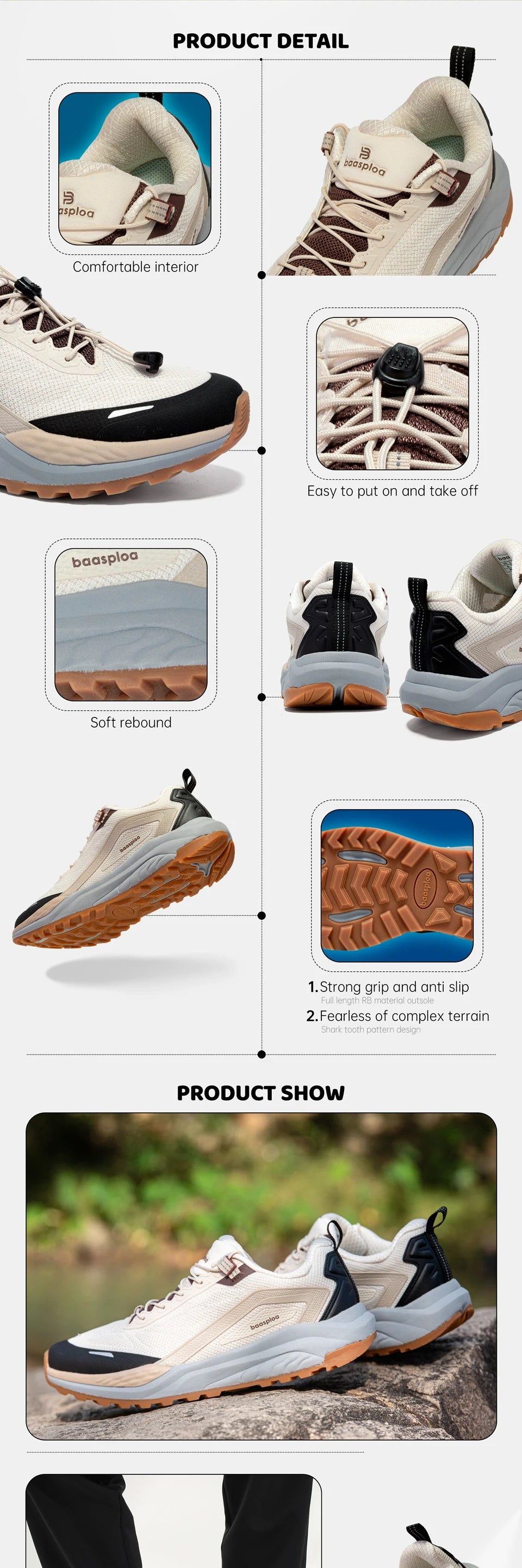 Men Mesh Hiking Shoes