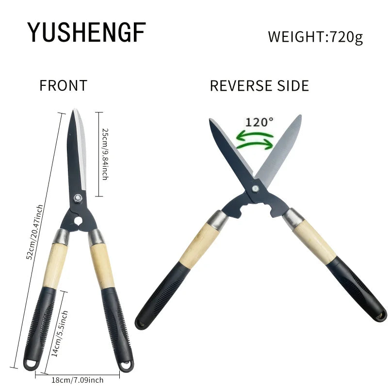 1pc Sharp Alloy Steel Pruning Shears Garden Scissors
