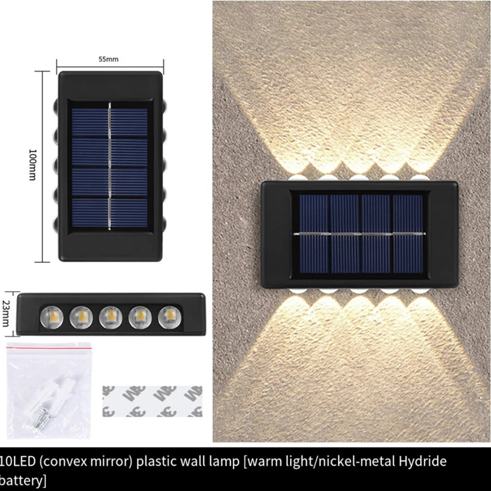 Outdoor Solar Wall Lamp