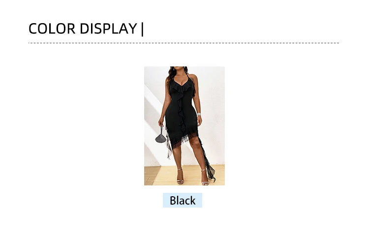 Summer Dresses for Women Plus Size Tassel Ruffle Dresses