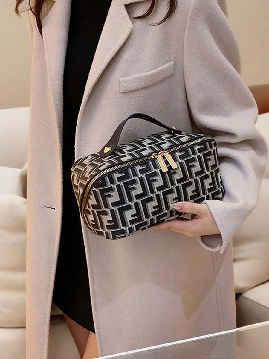Travel cosmetics division toiletry bag
